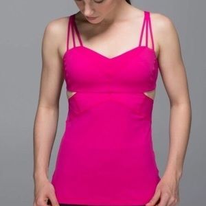 Lululemon strappy cut out tank